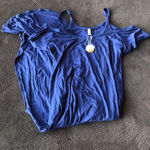 Cold shoulder maternity Maxi dress